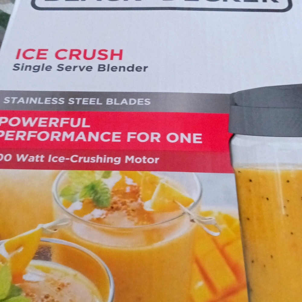 Black‎ and Decker Power Ice Crush Single Serve Blender